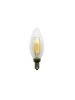 5.5 WATT LED FILAMENT LAMP- B11 E12 BASE LED - CLEAR - 5000K WARM WHITE- 360 DEG. BEAM SPREAD - 500 LUMENS
